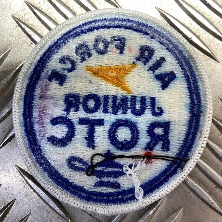 US USA Air Force USAF Junior ROTC / Sew-on Badge Patch x2- NEW