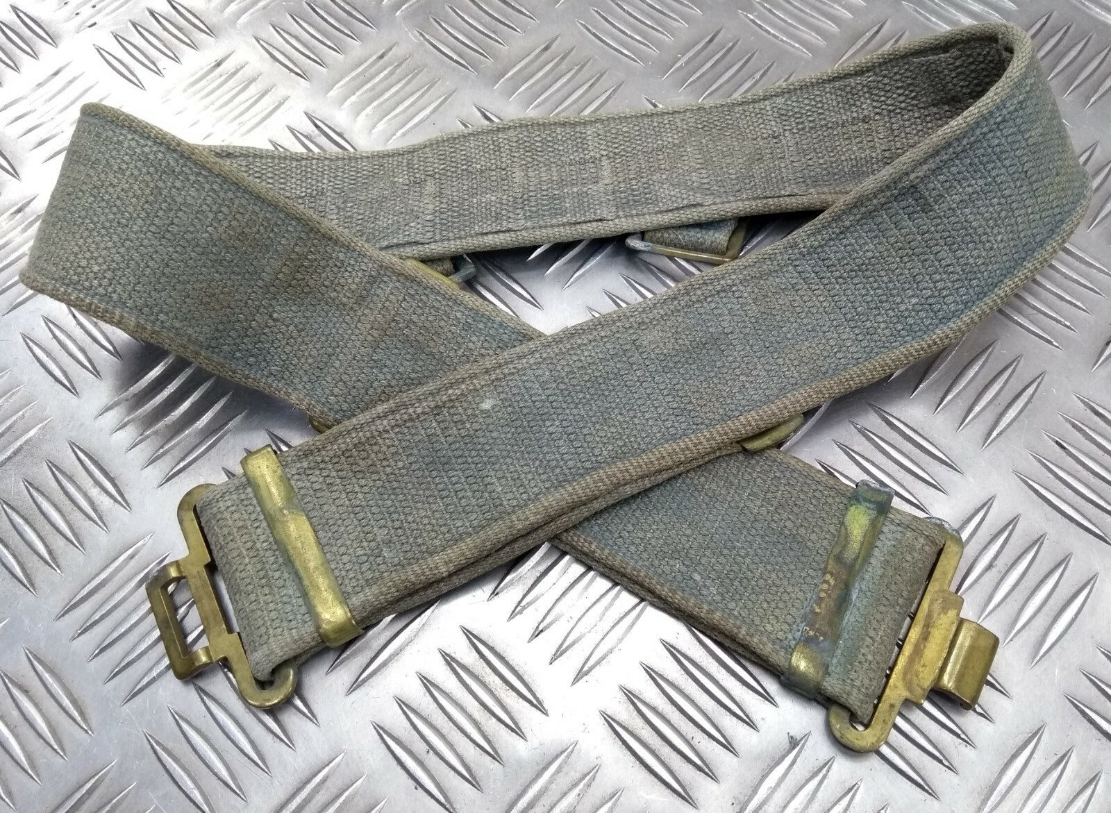 Genuine British Made World War Two WW2 37 Pattern Web Pistol Belt Assorted