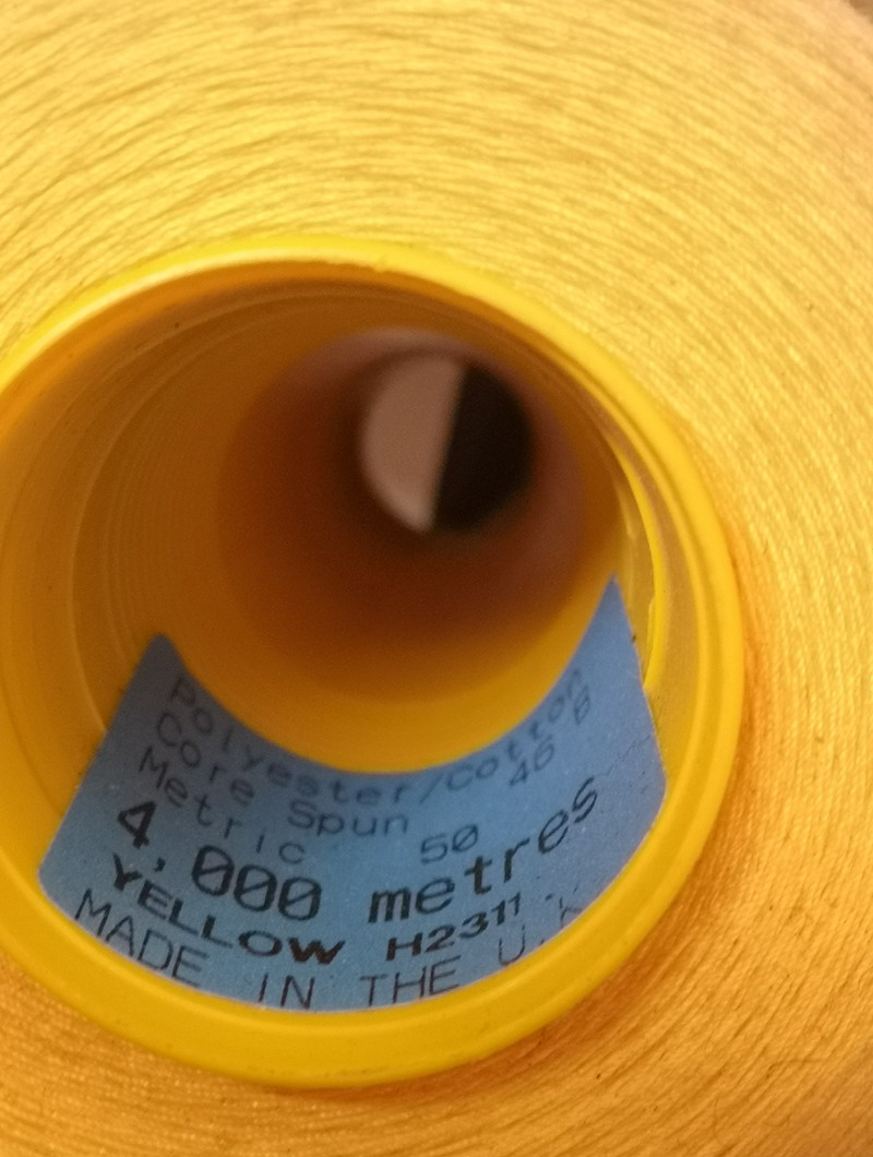 Polyfil Polyester/Cotton Corespun Thread Yellow / Dark Yellow Colour Shades