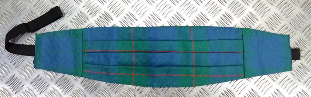Barclay Hunting Ancient Pattern Wool Cummerbund made by Lochcarron Waist max 39"
