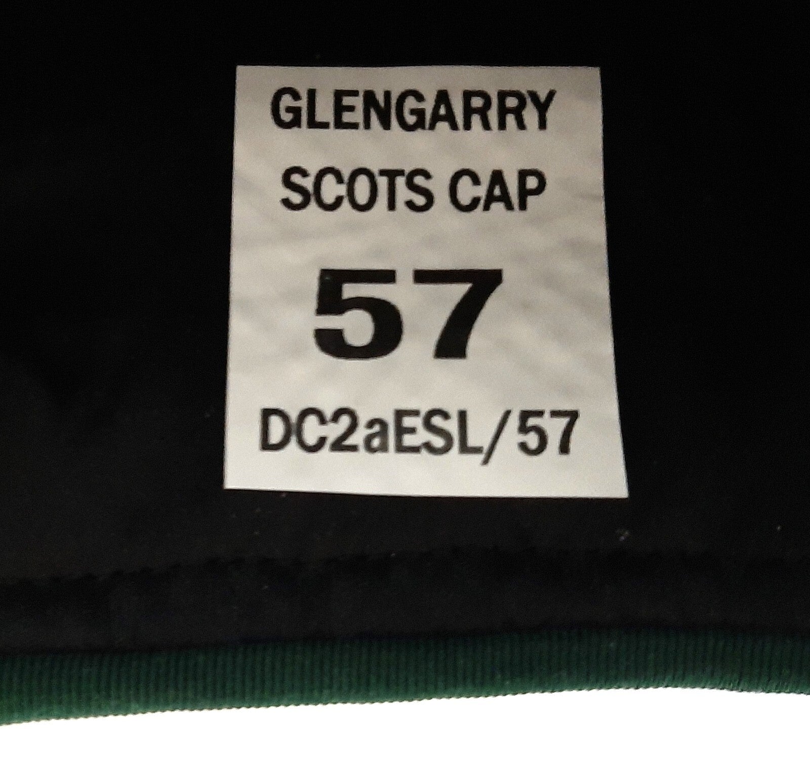 Glengarry Maroon British Army Pattern Scottish Dress Headwear No Insignia 57cm