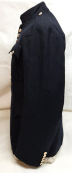 British Army Welsh Jacket Vintage No1 Blue Dress Coat No Rank