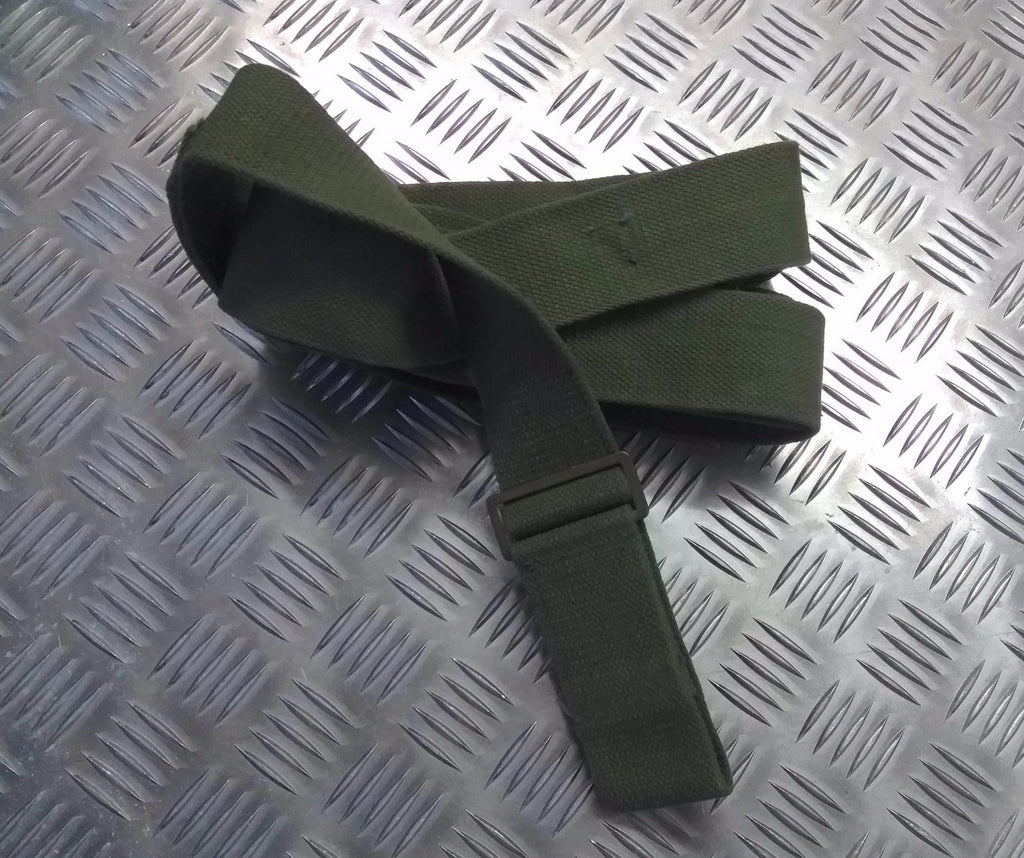 Genuine Vintage British OD Green Canvas Transport Sling Aux Strap