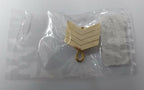 Genuine British Issue 4 bar Metal Chevron Small Badge Drum Major- NEW