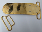 Ceremonial Curved Belt Brass Plate For Waist Sash Genuine British NEW