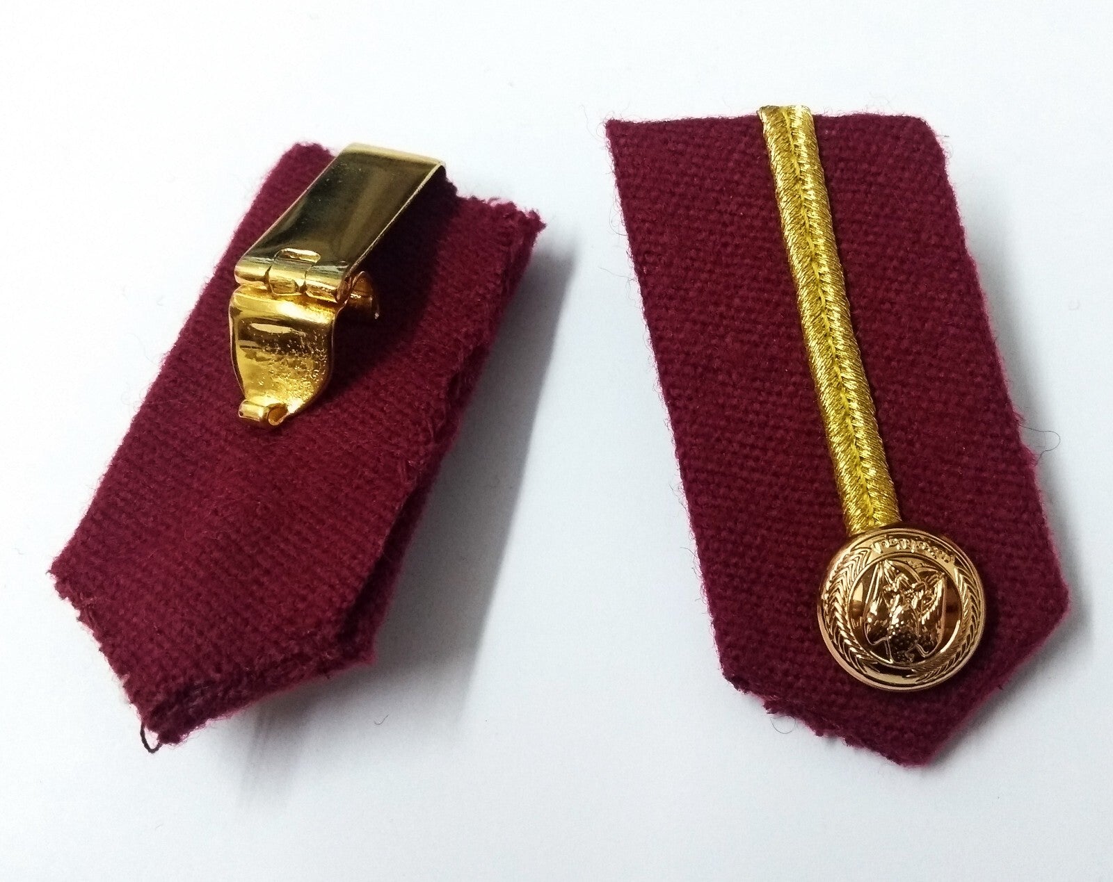 Arab Emirates Gorgets Collar Tabs Gold Braid Detail Senior Officers UAE Buttons