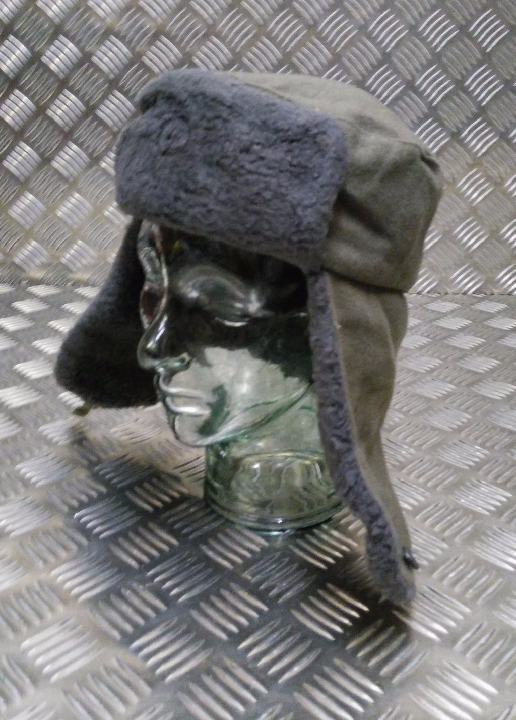 German Army NVA Grey Cossack / Ushanka Trapper Hat - All Sizes - NEW