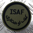 Genuine British ARMY ISAF International Security Assistance Force OD Badge