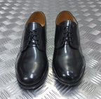 Women's Service Shoes Black Gibson Leather With Leather Soles NEW