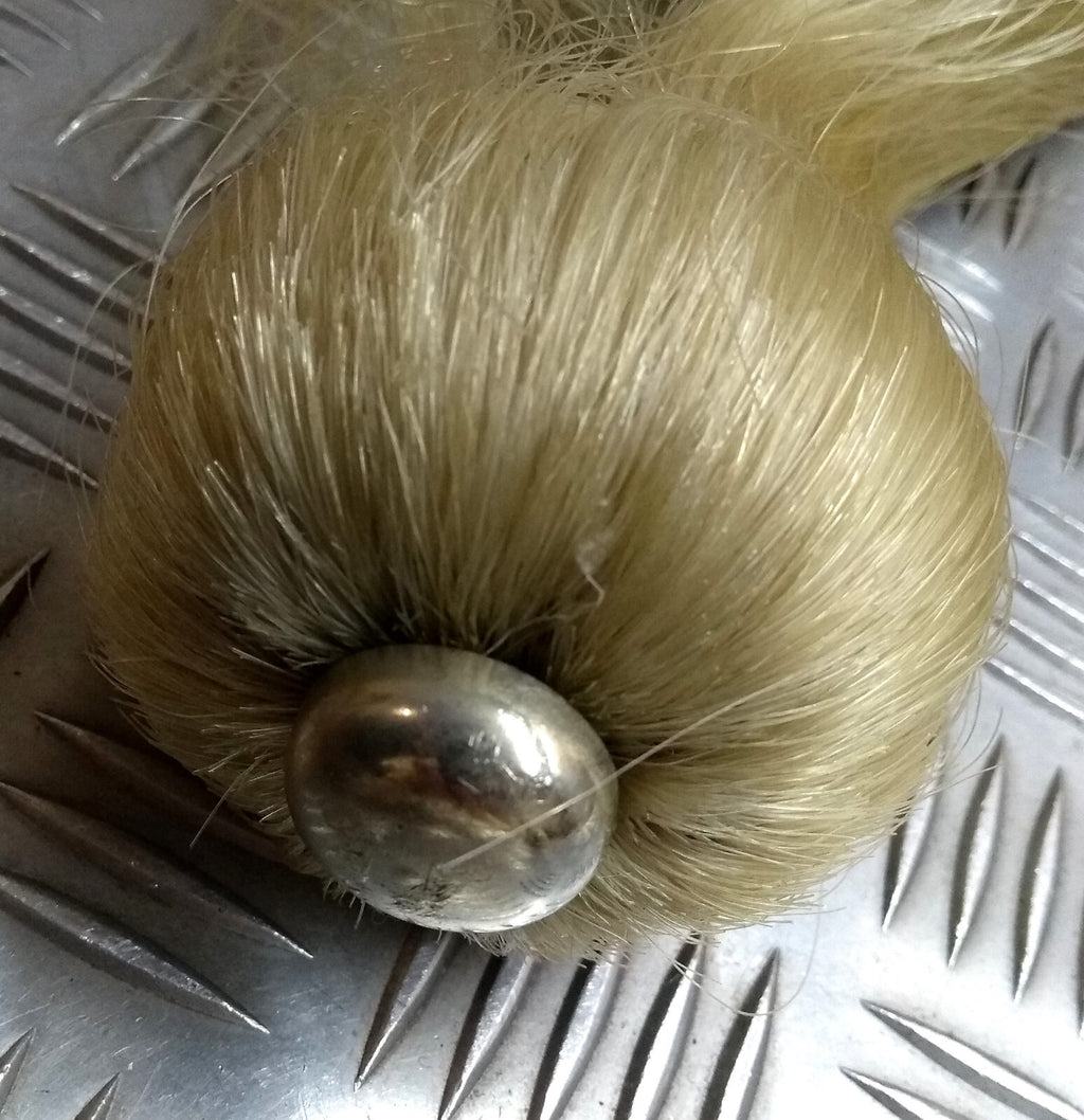 HCav White Plume Ceremonial Horse Hair Headwear British Army Household Cavalry