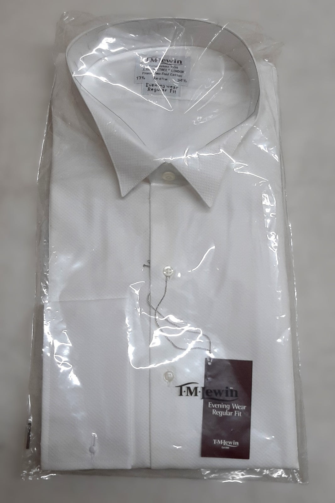 T M LEWIN Dress Shirt Marcella Wing Collar Tuxedo Type Evening & Mess