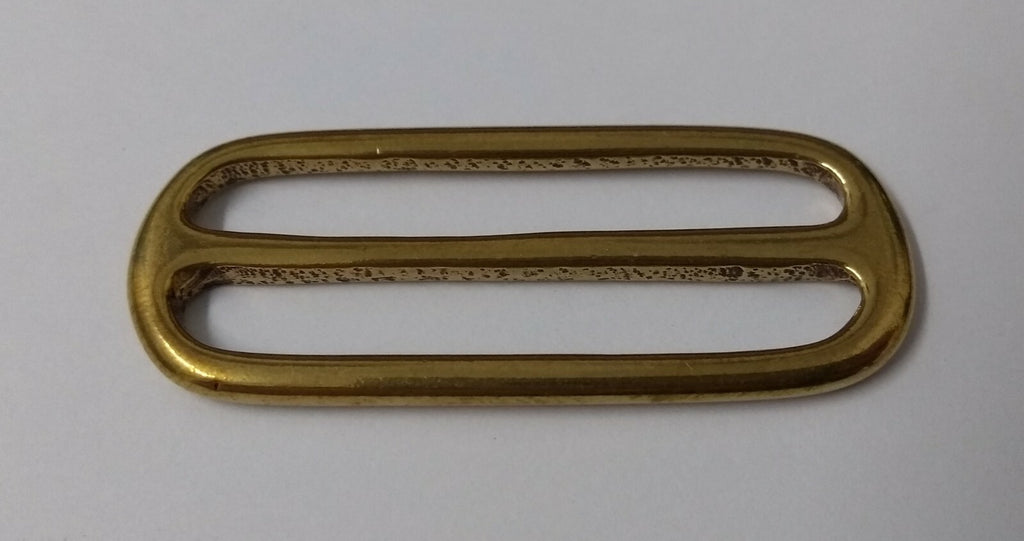 Vintage Braces Suspender Brass 1 1/2" slider British Made Issue NEW