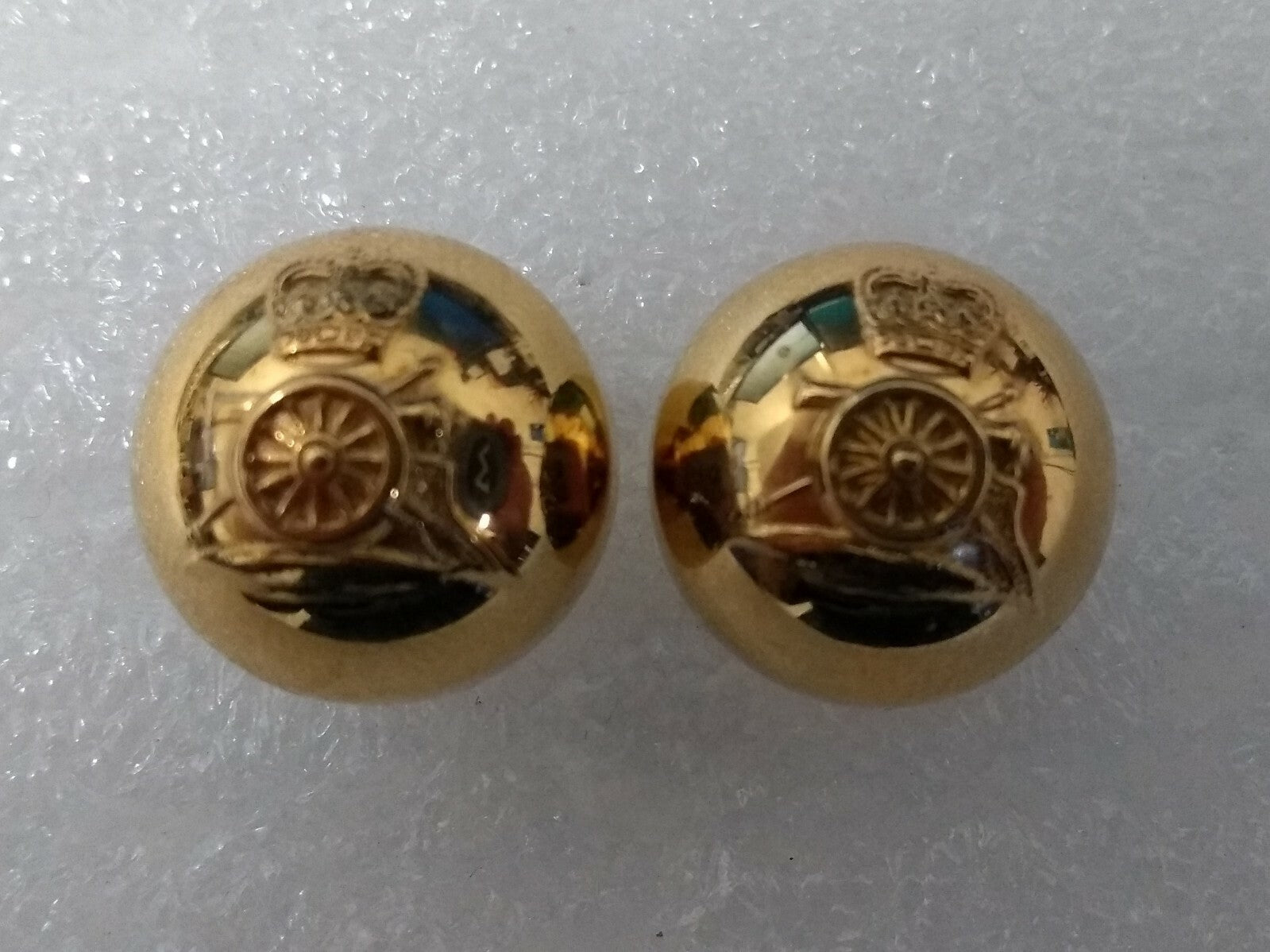 Genuine British Royal Horse Artillery Full Ball Ceremonial Buttons 26L