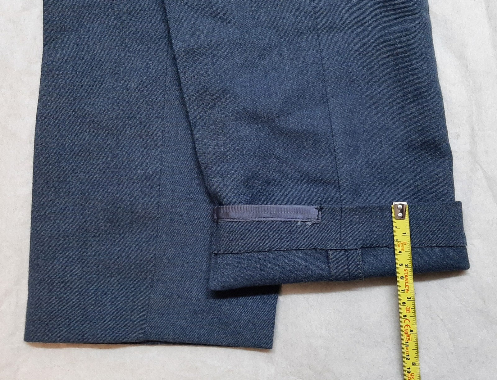 Vintage Trousers RAF Royal Air Force Dress Old Pattern Air Force Blue Grey Colour Waist 31"