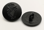Royal Irish Flat Blazer Buttons Black 26L x5