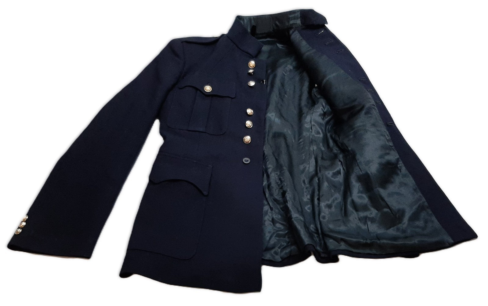 British Army Scots Jacket Vintage No1 Blue Dress Coat