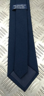 Plain Navy / Royal Blue Neck Tie British Made NEW