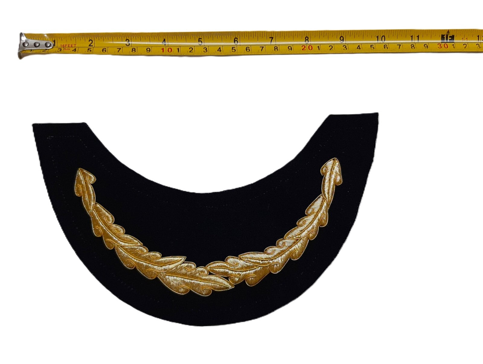 Gold Wire Oak Leaf Sprig British Senior Officers Scrambled Egg Peak Hat Garnish