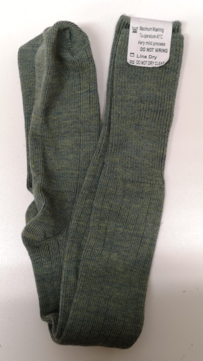 Men's Lovat Stockings 80% Wool Ribbed turn-over-top to wear with Kilt & Shoes