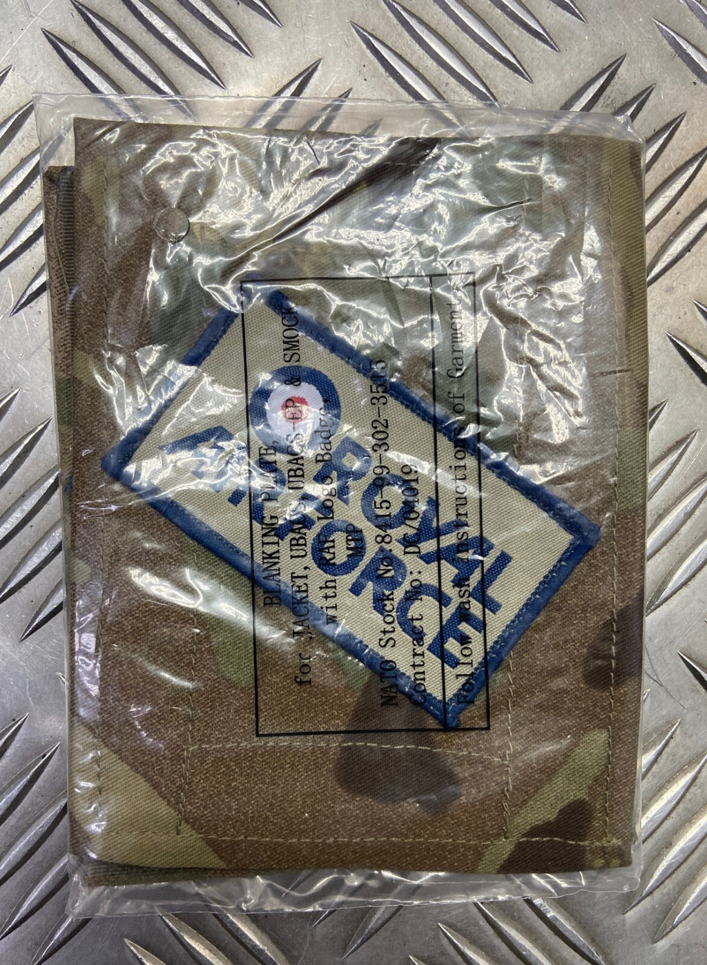 TRF MTP Blanking Patch Multi-Cam Panel Hook & Loop Backing RAF Royal Air Force NEW x 2