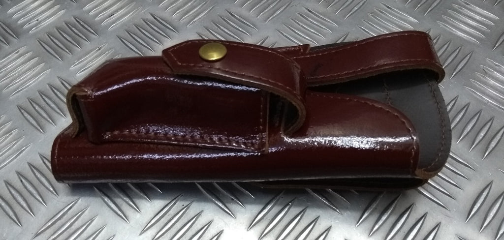 Leather Parade Holster Hi Sheen Brown Ceremonial Issue Made in England