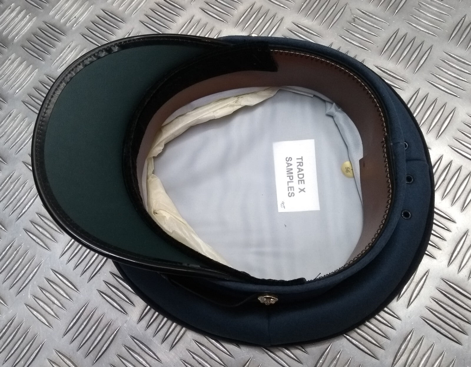 RAF Royal Air Force Dress Hat Visor Cap "UMOJA" Buttons & Strap