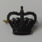 Genuine Vintage British Issue Subdued 5/8" Crown With Split Pin