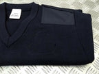 British Navy V-Neck Jumper Pullover Faulty Size Medium