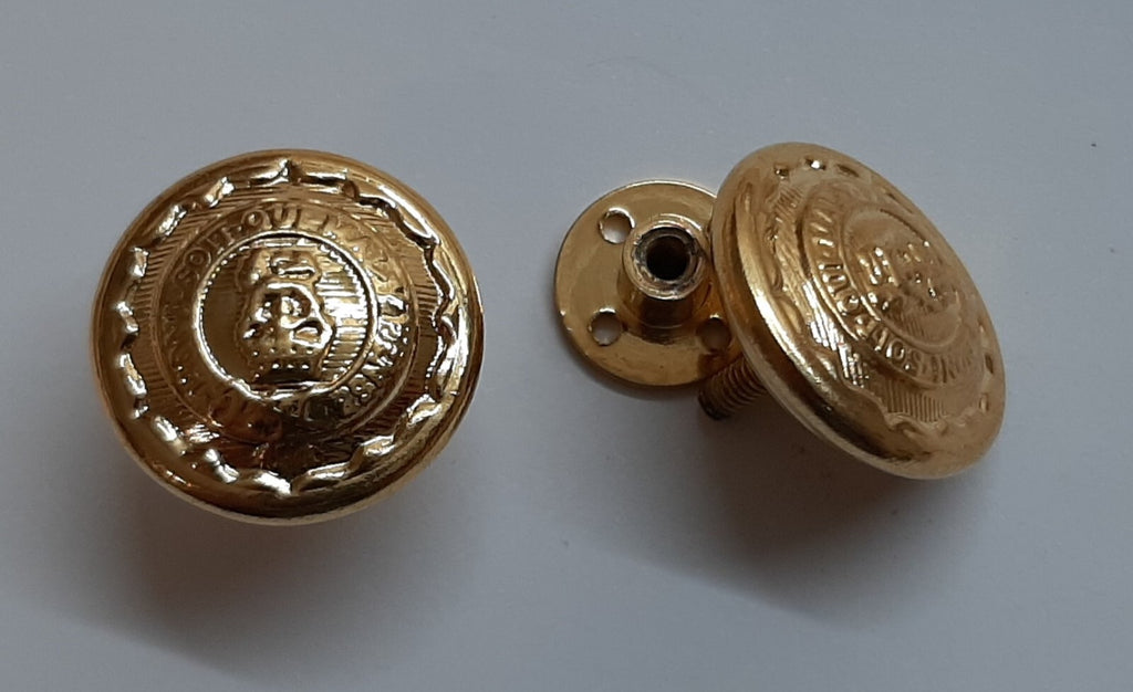 British Army RLC Jacket Shoulder Buttons Screw Fitting Size 30L Dress No1 NEW