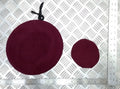 Miniature Genuine Hobson London Maroon Wool Bonnet Beret