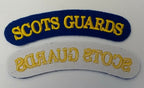 Genuine British Army Issue "Scots Guards" Shoulder Title Patches - NEW ASPS62