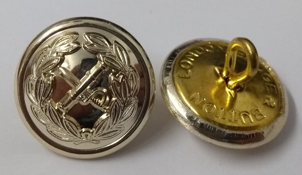 General Rank Insignia Buttons Standard Service Dress No1 / No2 Issue X 2 - NEW