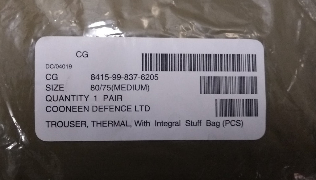British Softy Thermal Cold Weather Trouser PCS New Style