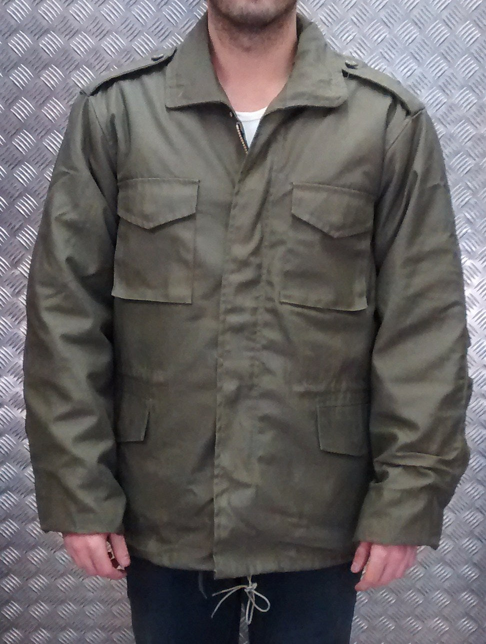 US Military Style M65 Lined Combat Jacket Green NEW