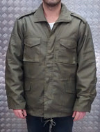 US Military Style M65 Lined Combat Jacket Green NEW