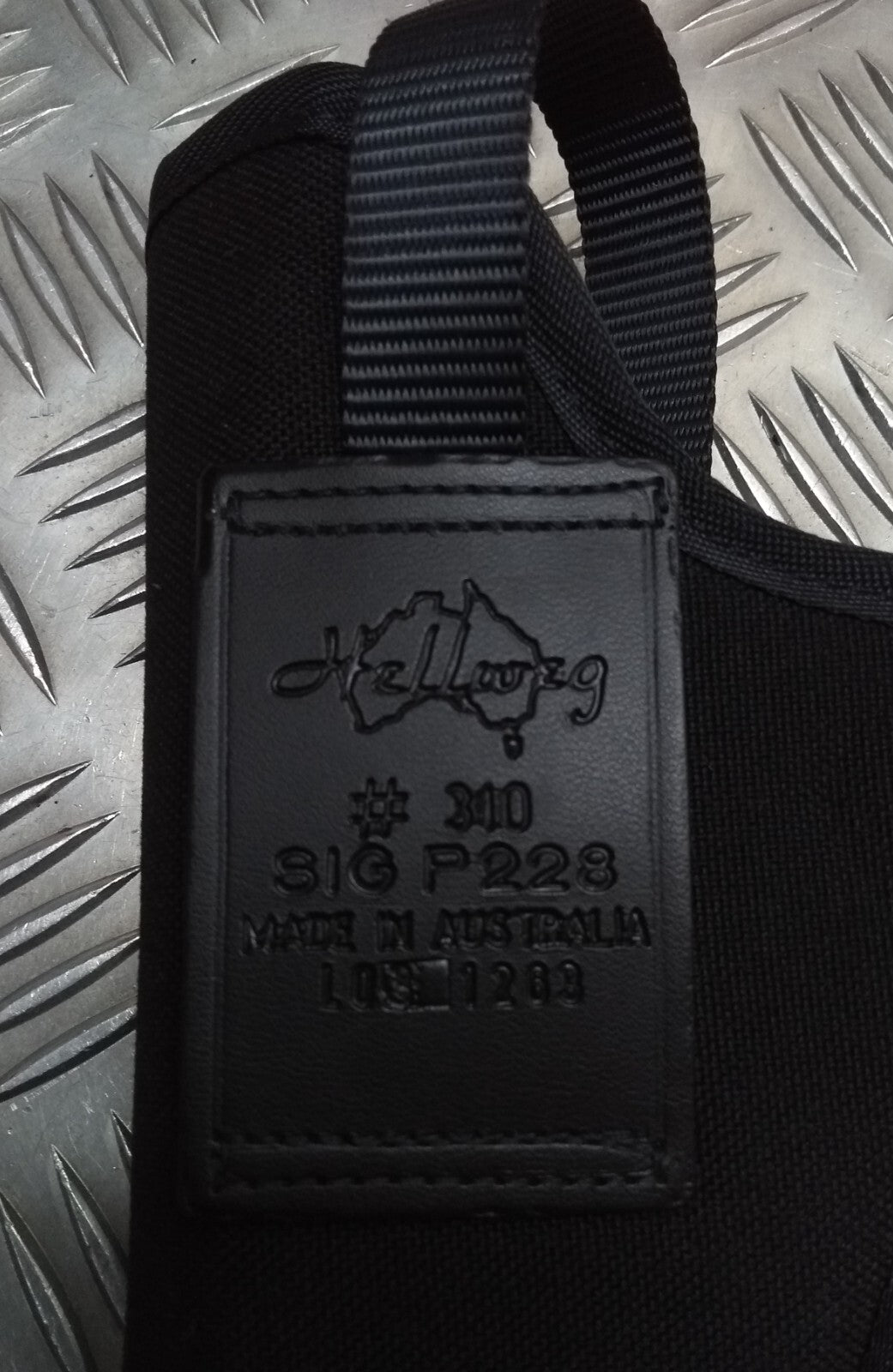 Hellweg Holster Sig P228 & Belt Pouch #418 Size 16 Cordura Heavy Duty Webbing