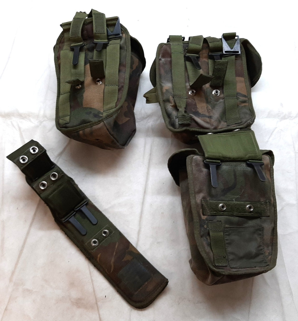 DPM Webbing Pouches Job Lot of 4 Assorted Items For Collectors Spares or Repairs