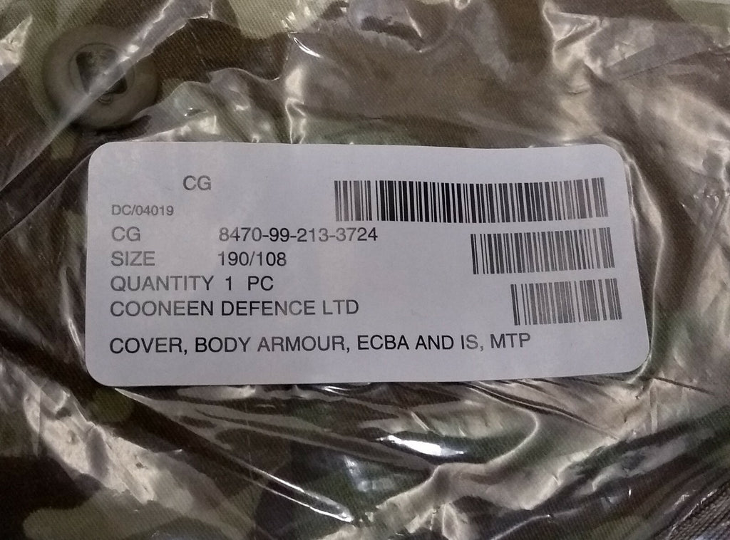 MTP Body Vest CBA Combat Body Cover British Multi Camo Pattern - NEW