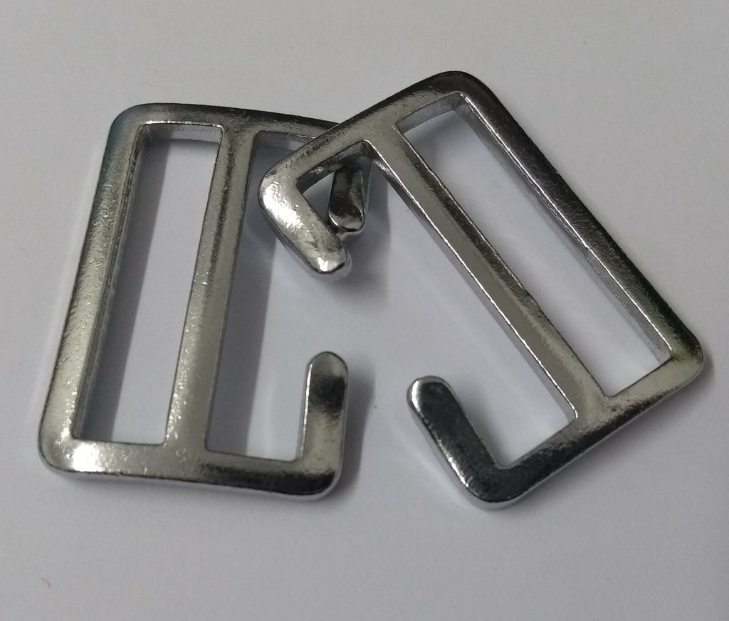 Genuine British Issue 1 1/4" Chrome Plated Rifle Sling Buckles X2 STD53