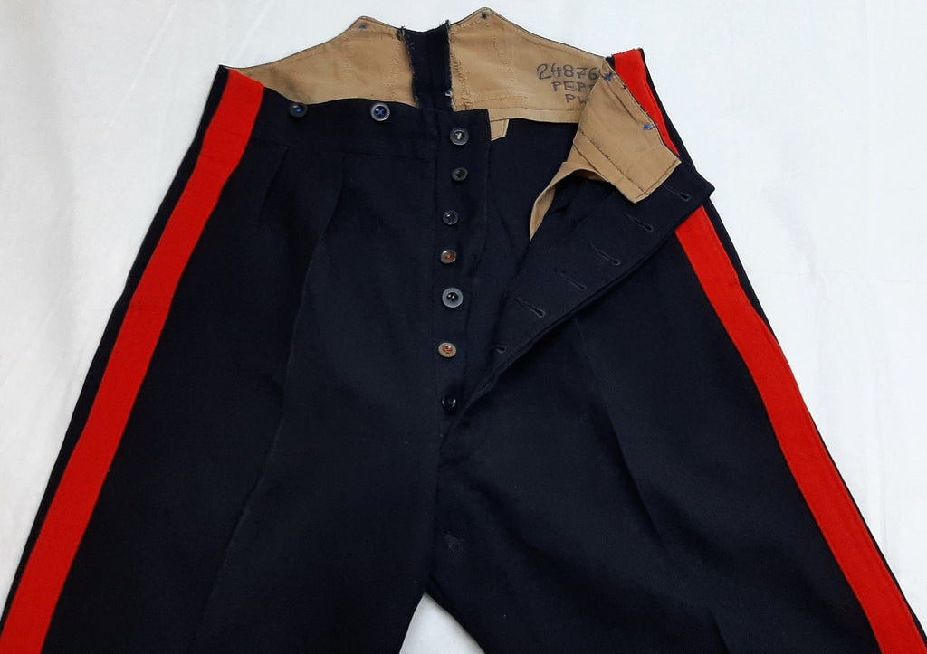 Vintage Army Trousers Foot Guards Pattern British No1 Dress Uniform W31" L29"