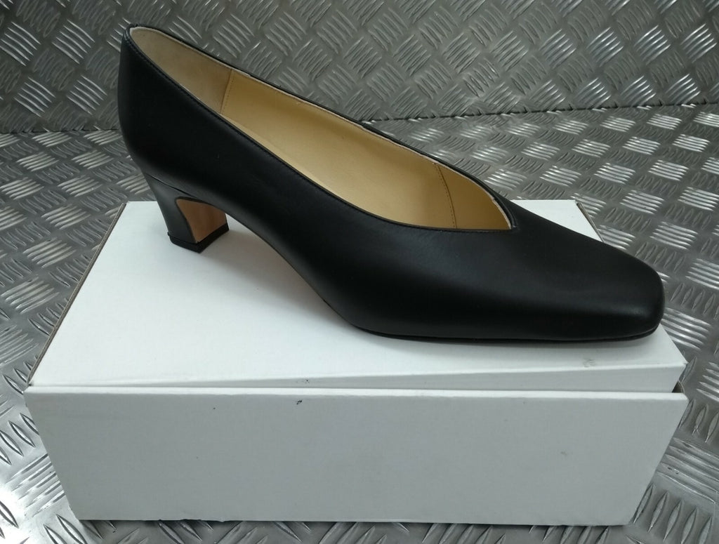 Genuine British WRAF WRAC WRNS Issue Service Court Leather Shoes All Sizes FS45