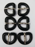 Genuine British 3/4" Stable Belt Bound D Ring Prong Buckle 3 Pair STD58