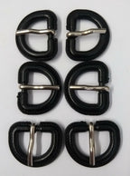 Genuine British 3/4" Stable Belt Bound D Ring Prong Buckle 3 Pair STD58