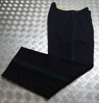 Vintage No1 Trousers British Army With Infantry / Rifles Green Stripes 1963 Pat