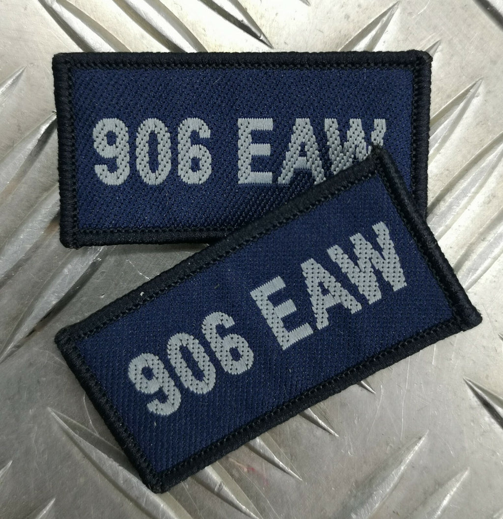 Air Force 906 EAW (Expeditionary Air Wing) RAF Royal Air Force TRF Badges 1 Pair