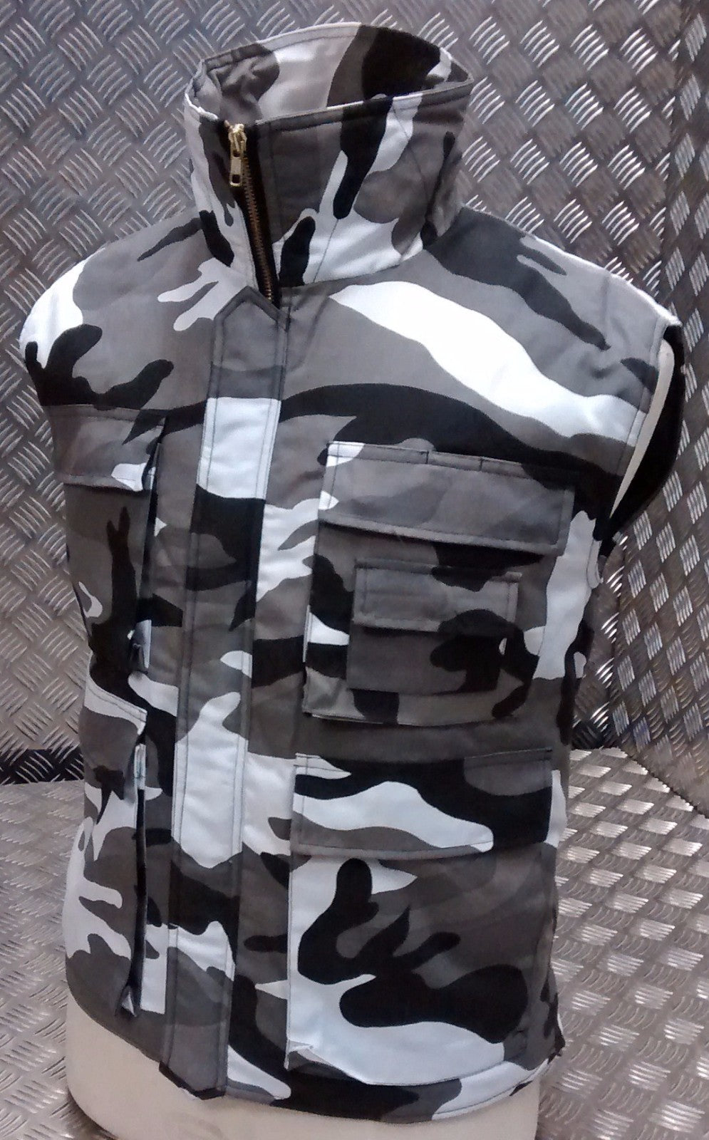 Hunters Action Vest Urban Camo Tactical Fishing Body Warmer - NEW