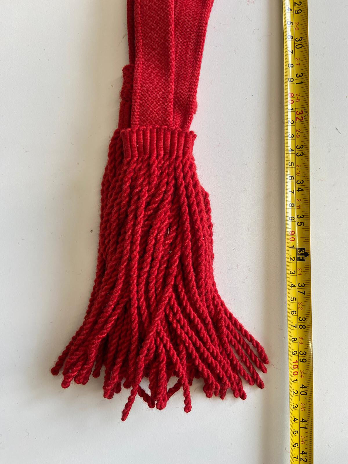 RAF Royal Air Force Shoulder Sash Red for Ceremonial and Parade Size 4