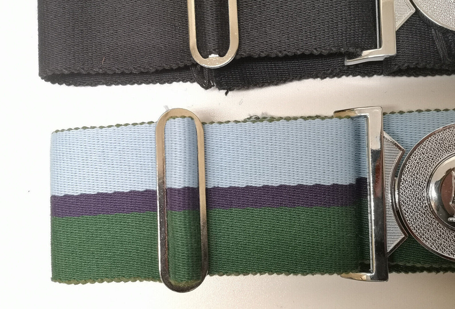 Army Stable Belts British 24 Air Mobile Brigade Buckle Various Regiments Max 52"