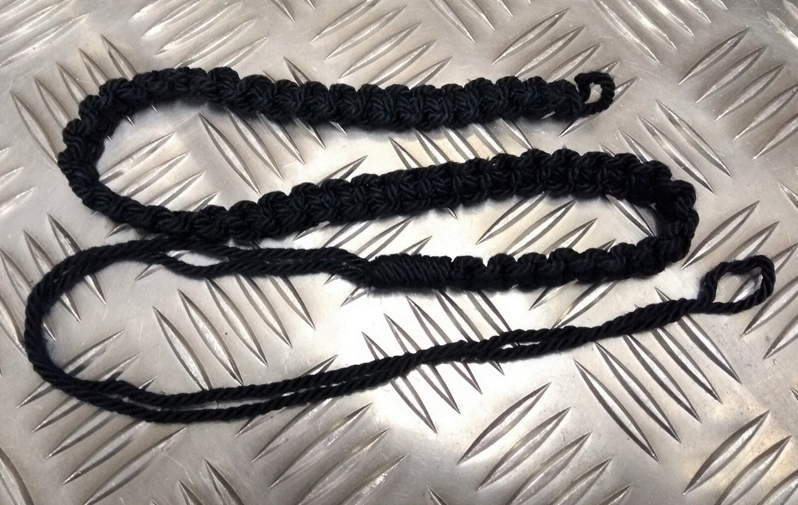 Royal Engineers RE Dark Navy Blue 3 Ply Lanyard Genuine British Army Ceremonial