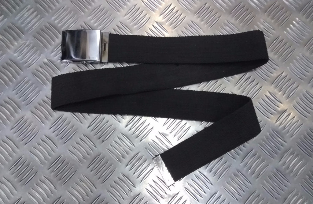Military Style 2" Canvas Web Roll Buckle Parade Trouser Belt Unisex All Colours